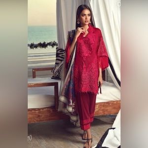 Pakistani lawn salwar suit